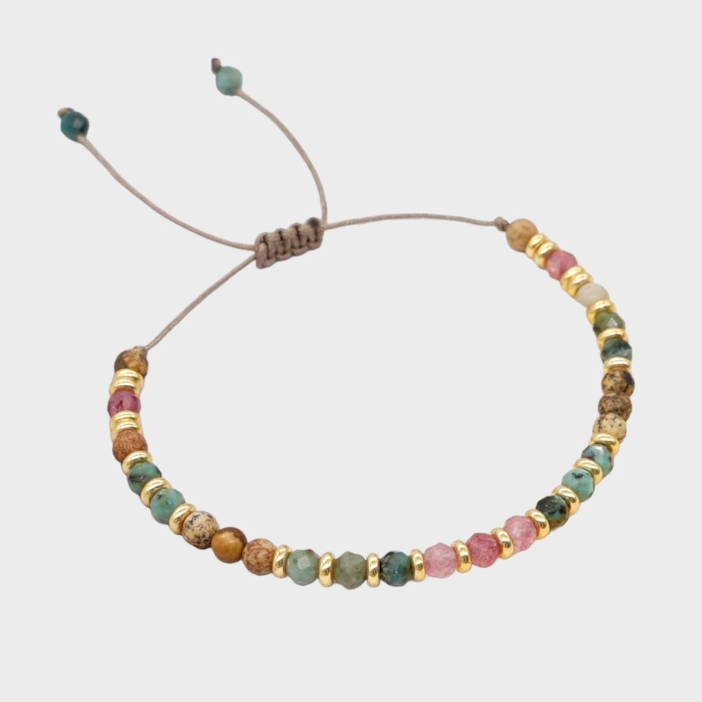 Bracelet with natural stones