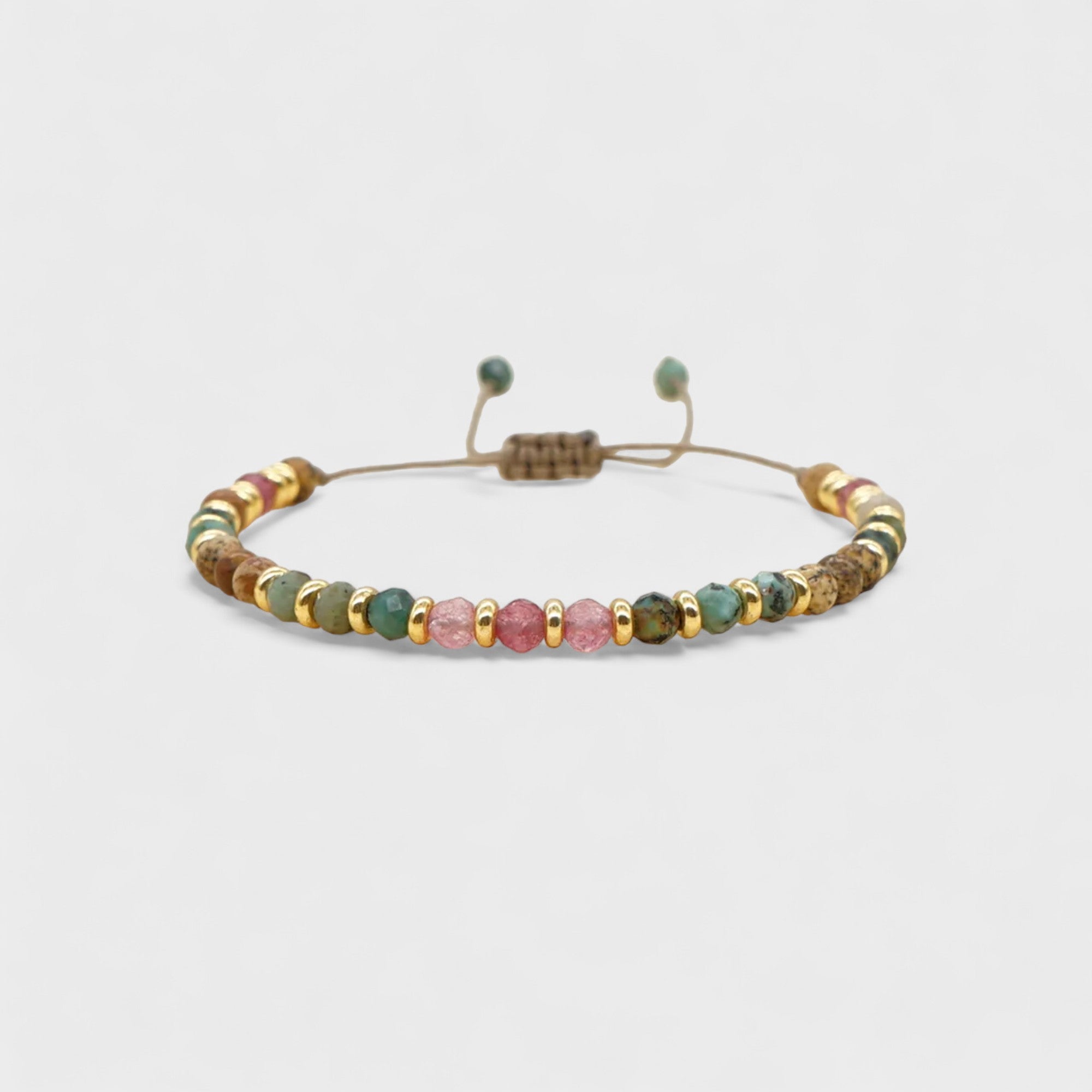 Bracelet with natural stones