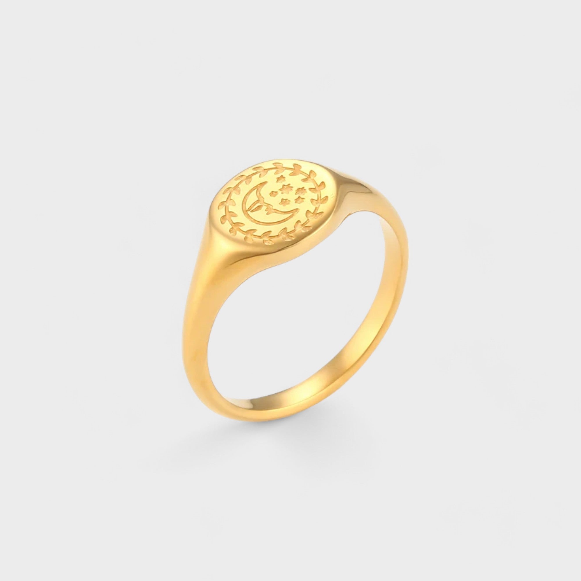 Moon Motif Ring