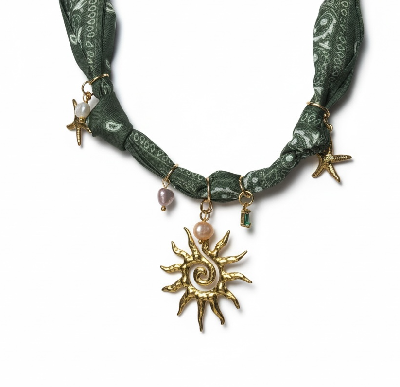 NASZYJNIK BANDAMKA ŚWIATŁO