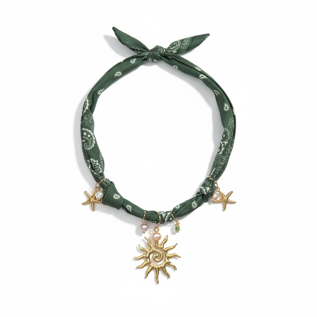 NASZYJNIK BANDAMKA ŚWIATŁO