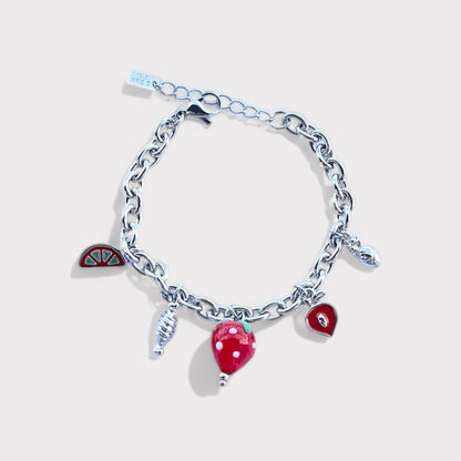 Bransoletka Strawberry Charm