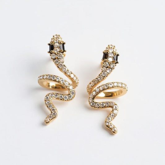 Kolczyki diamond snake