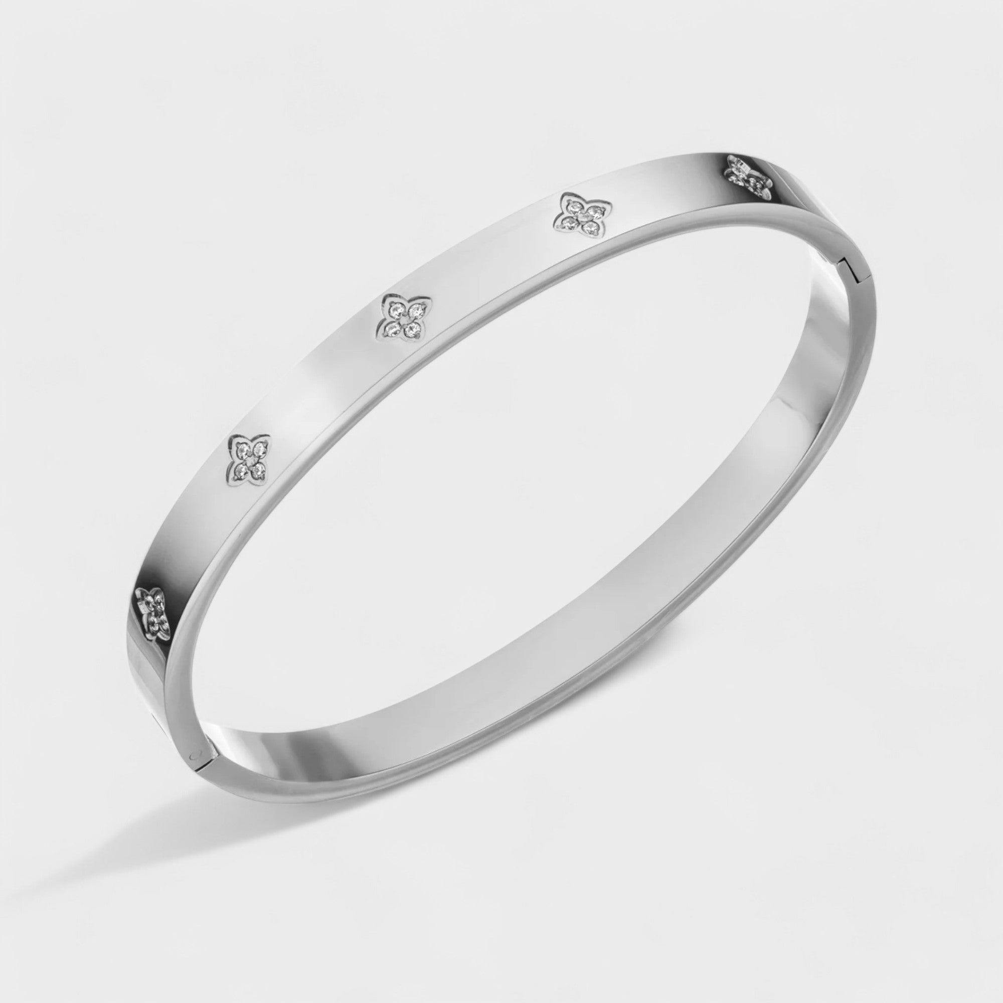 Bransoletka flower bangle