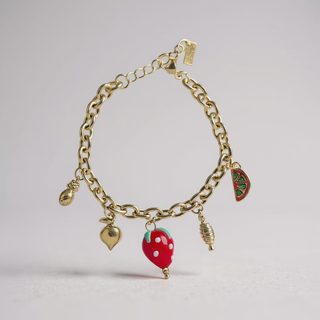 Bransoletka Strawberry Charm