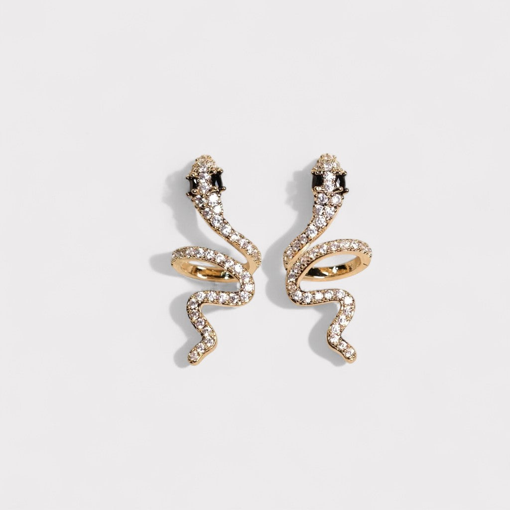 Kolczyki diamond snake
